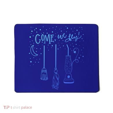 Come We Fly Halloween Hocus Fall Party Cute Gift Mousepad