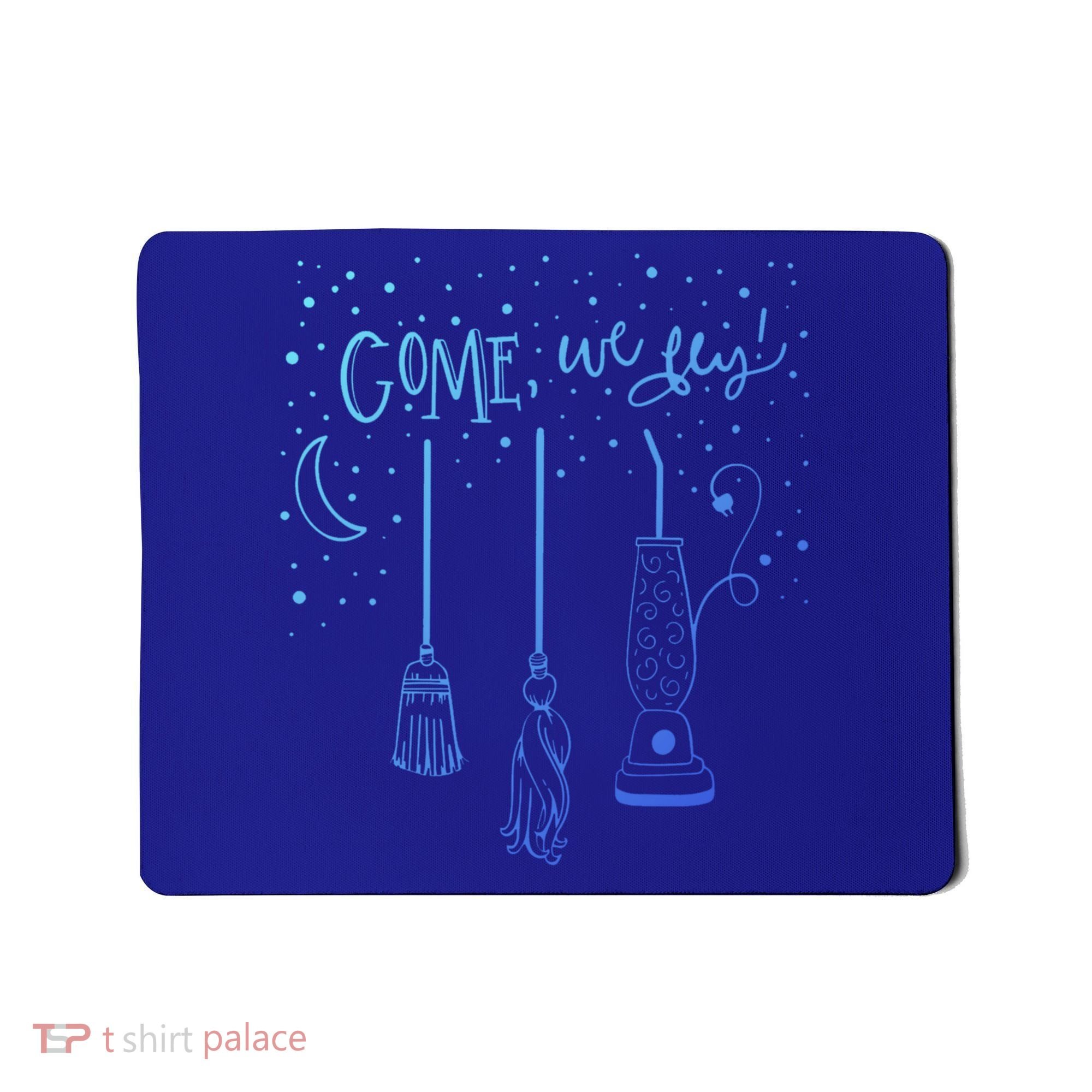 Come We Fly Halloween Hocus Fall Party Cute Gift Mousepad