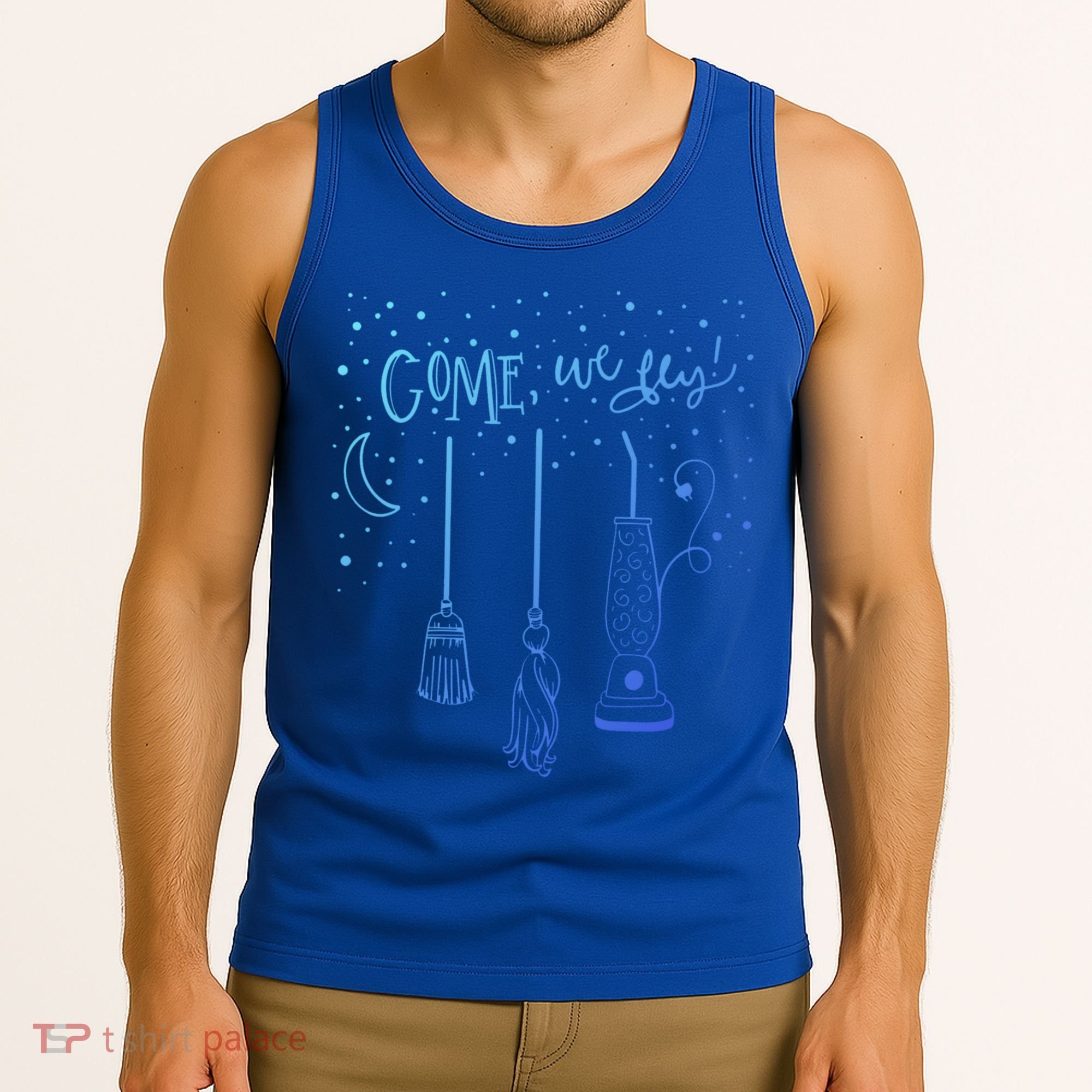 Come We Fly Halloween Hocus Fall Party Cute Gift Tank Top