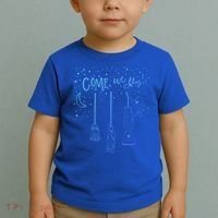 Come We Fly Halloween Hocus Fall Party Cute Gift Toddler T-Shirt thumb 2