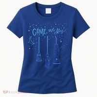Come We Fly Halloween Hocus Fall Party Cute Gift Women's T-Shirt thumb 0