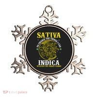 Cannabis Weed Fun Sativa To Change The Things I Can Indica Ornament thumb 0