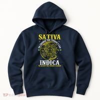 Cannabis Weed Fun Sativa To Change The Things I Can Indica Hoodie thumb 0