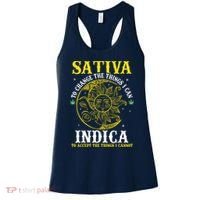 Cannabis Weed Fun Sativa To Change The Things I Can Indica Women's Tank Top thumb 0