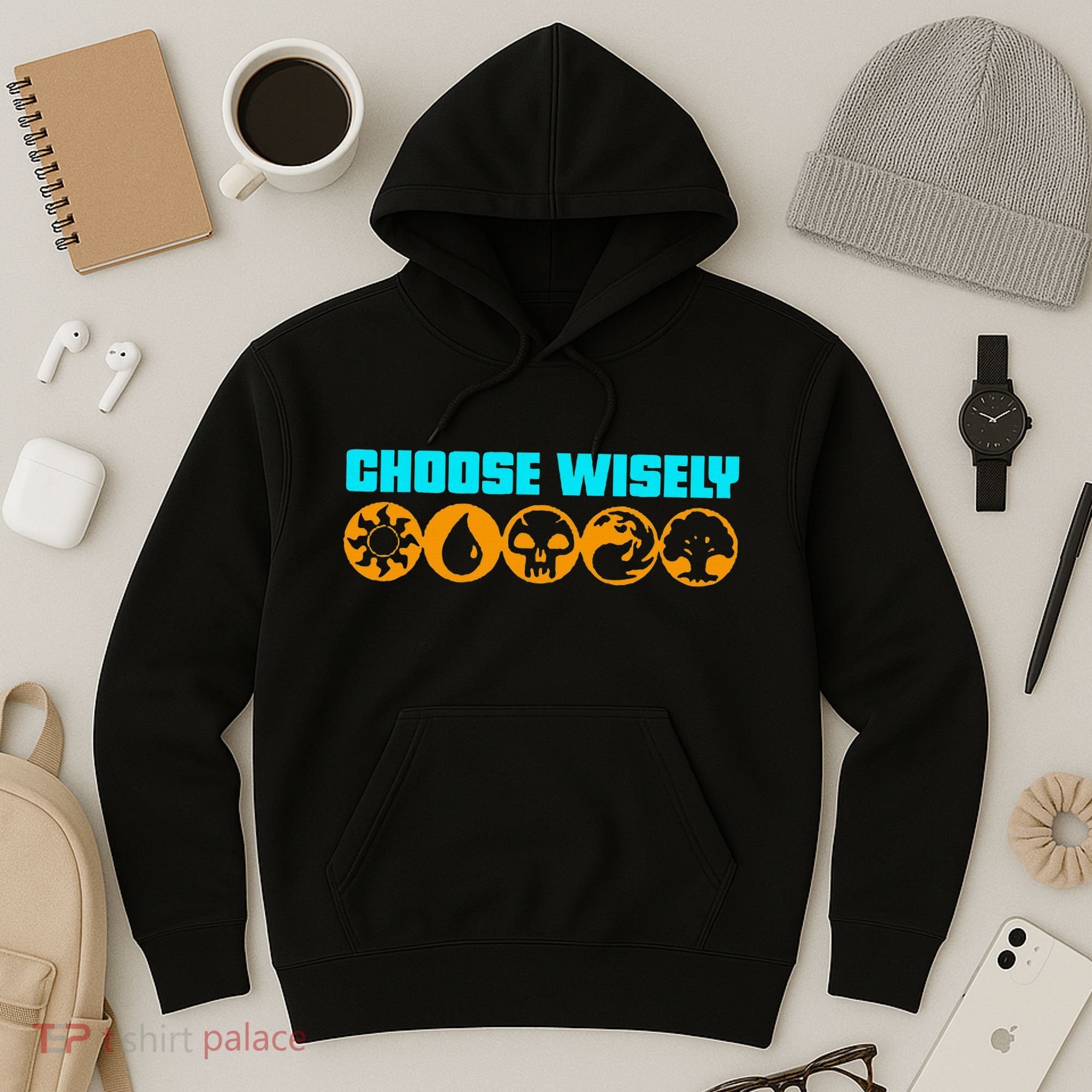 Choose Wisely Gamer M.A.N.A Symbols Gathering Magic Hoodie