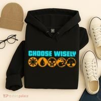 Choose Wisely Gamer M.A.N.A Symbols Gathering Magic Hoodie thumb 4