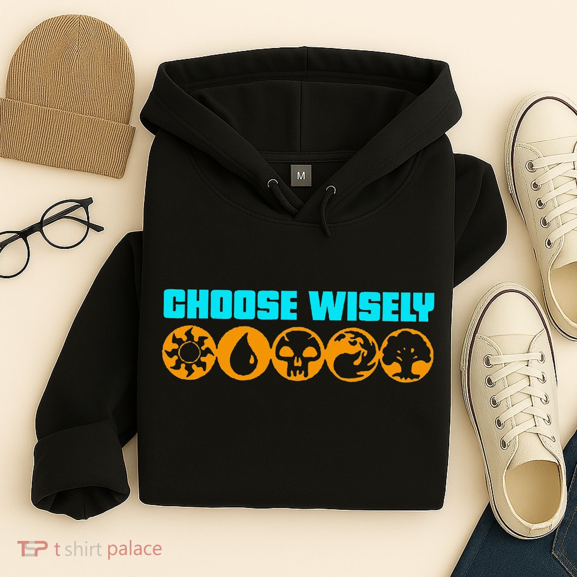 Choose Wisely Gamer M.A.N.A Symbols Gathering Magic Hoodie