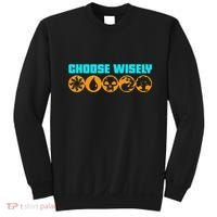 Choose Wisely Gamer M.A.N.A Symbols Gathering Magic Sweatshirt thumb 0