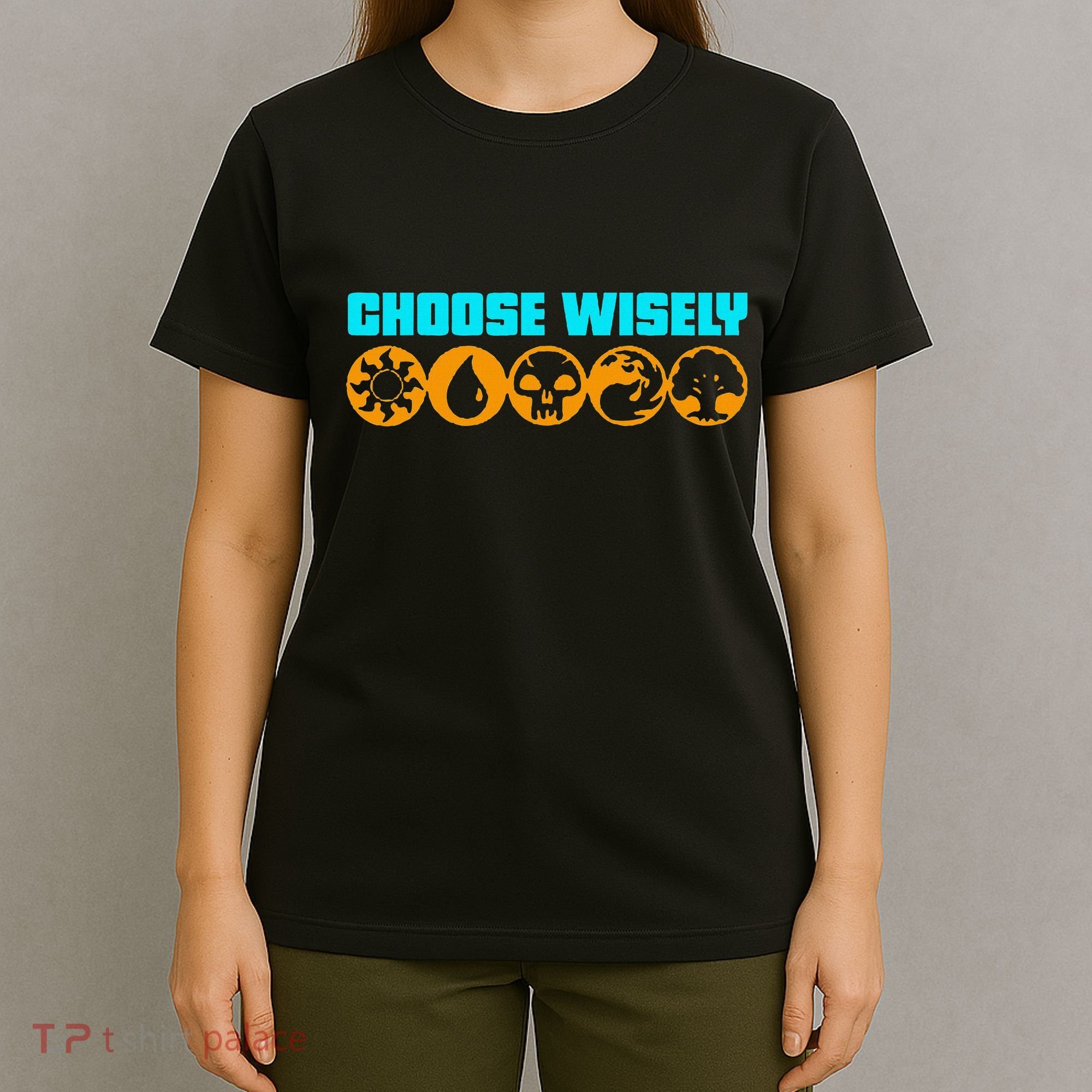 Choose Wisely Gamer M.A.N.A Symbols Gathering Magic T-Shirt