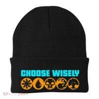 Choose Wisely Gamer M.A.N.A Symbols Gathering Magic Beanie thumb 0