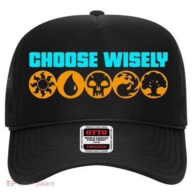 Choose Wisely Gamer M.A.N.A Symbols Gathering Magic Hat
