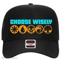 Choose Wisely Gamer M.A.N.A Symbols Gathering Magic Hat thumb 0
