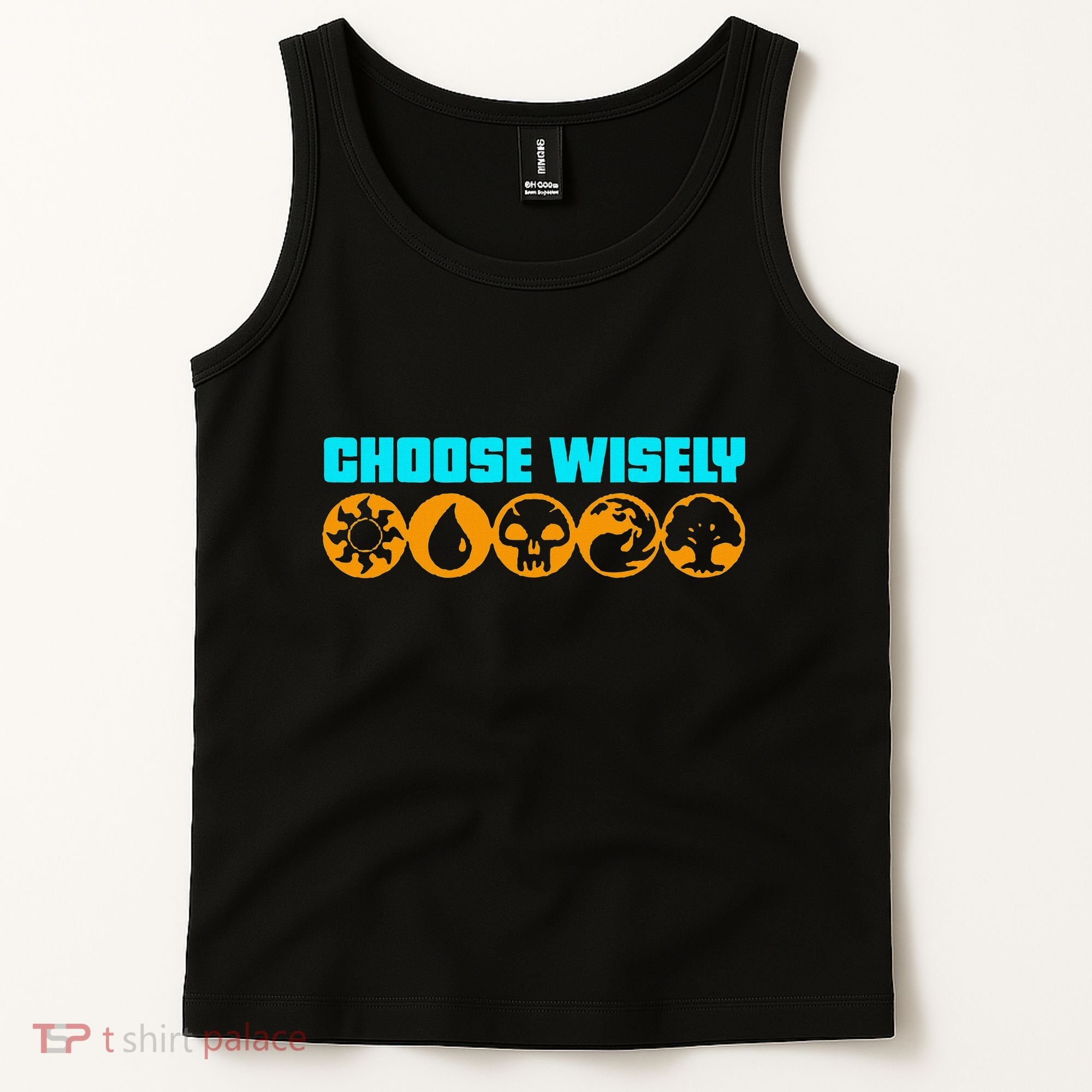 Choose Wisely Gamer M.A.N.A Symbols Gathering Magic Tank Top
