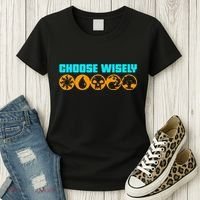 Choose Wisely Gamer M.A.N.A Symbols Gathering Magic Women's T-Shirt thumb 3