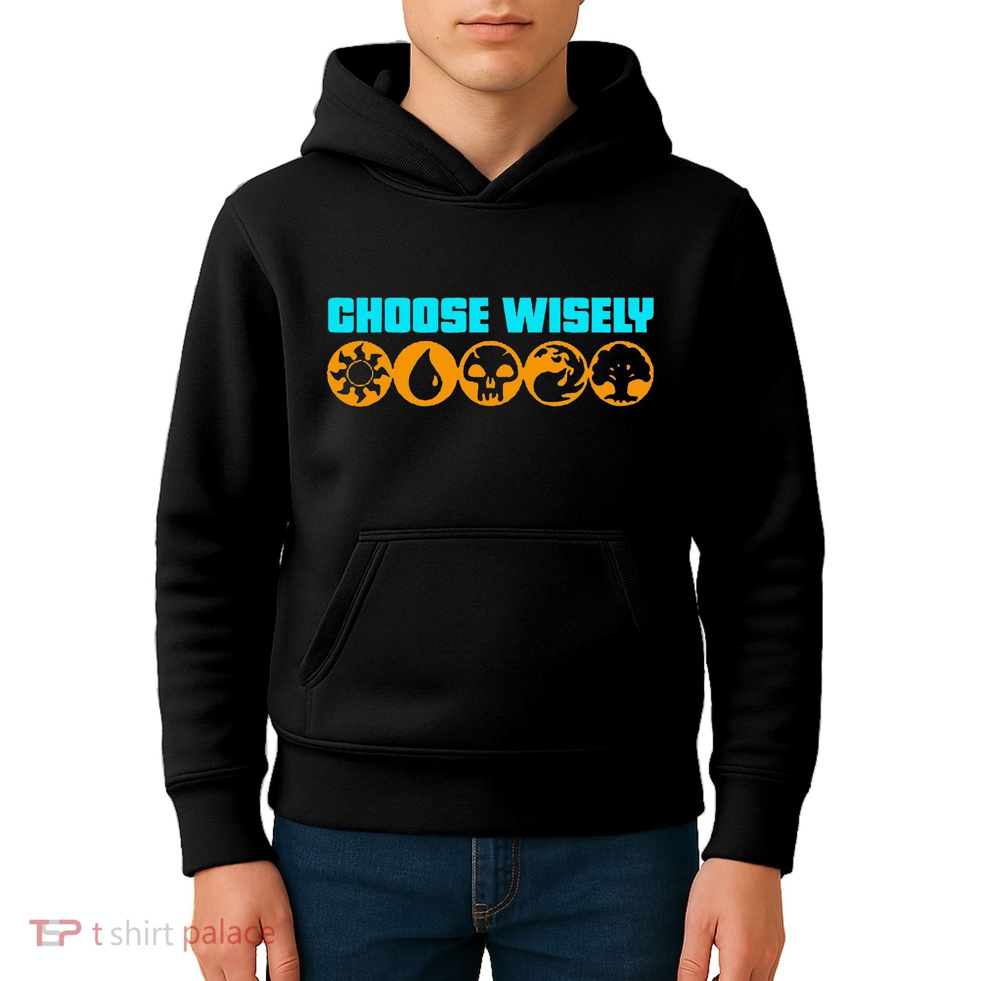 Choose Wisely Gamer M.A.N.A Symbols Gathering Magic Kids Hoodie