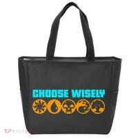 Choose Wisely Gamer M.A.N.A Symbols Gathering Magic Tote Bag thumb 0