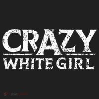 Crazy White Girl Funny Girl Saying Golf Towel thumb 3