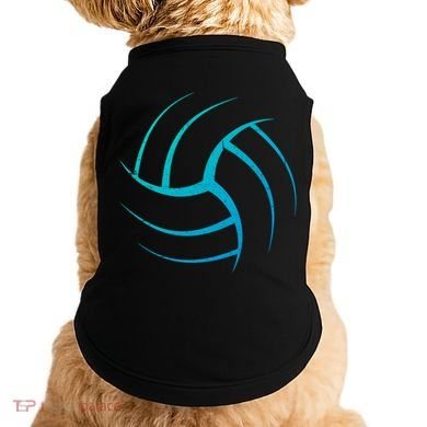 Cute White Graphic Art Volleyball Unique Meaningful Gift Doggie Tank