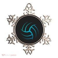 Cute White Graphic Art Volleyball Unique Meaningful Gift Ornament thumb 0