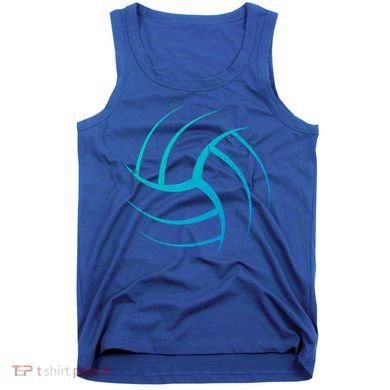 Cute White Graphic Art Volleyball Unique Meaningful Gift Tank Top