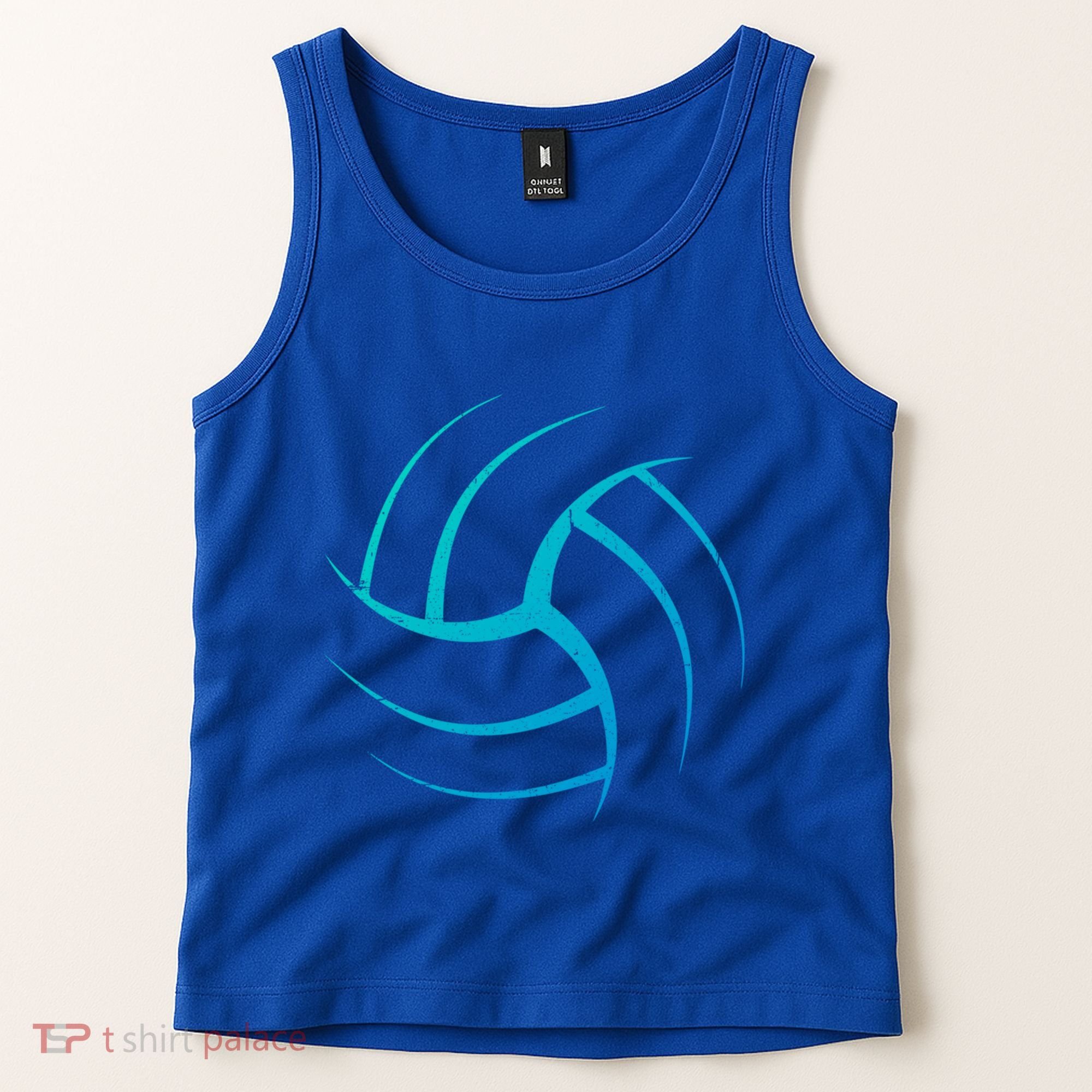 Cute White Graphic Art Volleyball Unique Meaningful Gift Tank Top