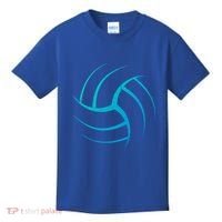 Cute White Graphic Art Volleyball Unique Meaningful Gift Kids T-Shirt thumb 0