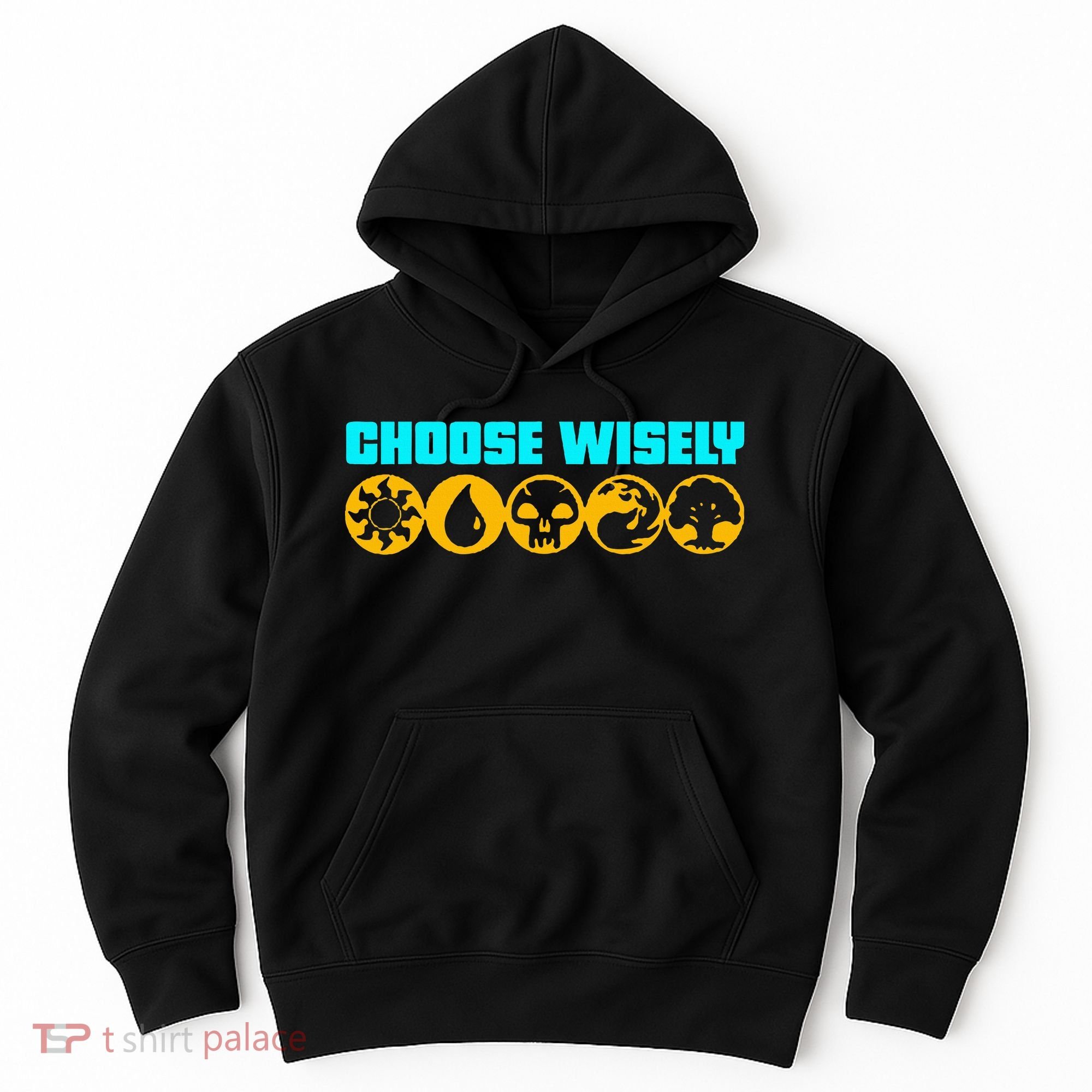 Choose Wisely Gamer Mana Symbols Gathering Magic Hoodie