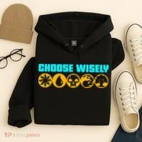 Choose Wisely Gamer Mana Symbols Gathering Magic Hoodie thumb 4
