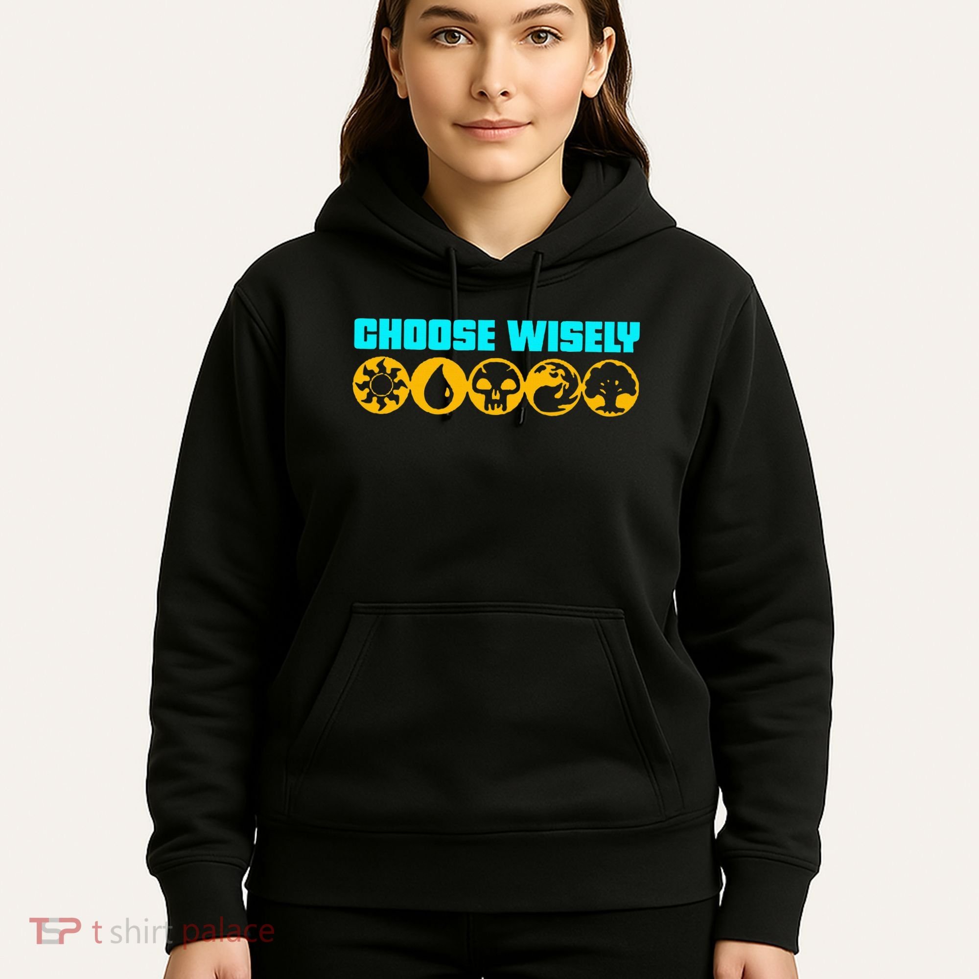 Choose Wisely Gamer Mana Symbols Gathering Magic Hoodie