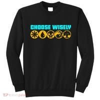 Choose Wisely Gamer Mana Symbols Gathering Magic Sweatshirt thumb 0