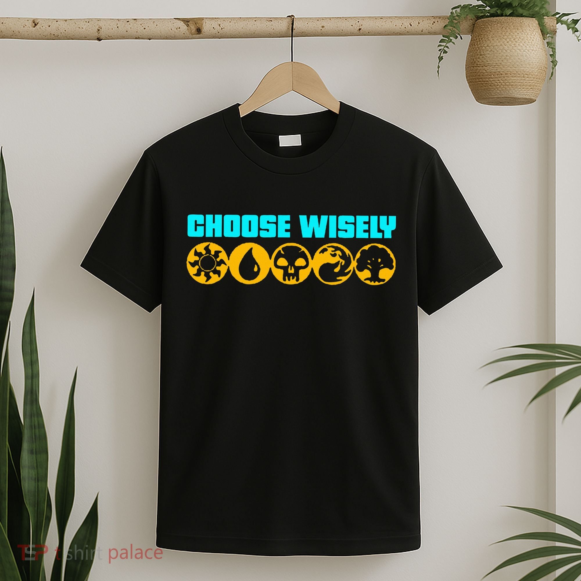 Choose Wisely Gamer Mana Symbols Gathering Magic T-Shirt