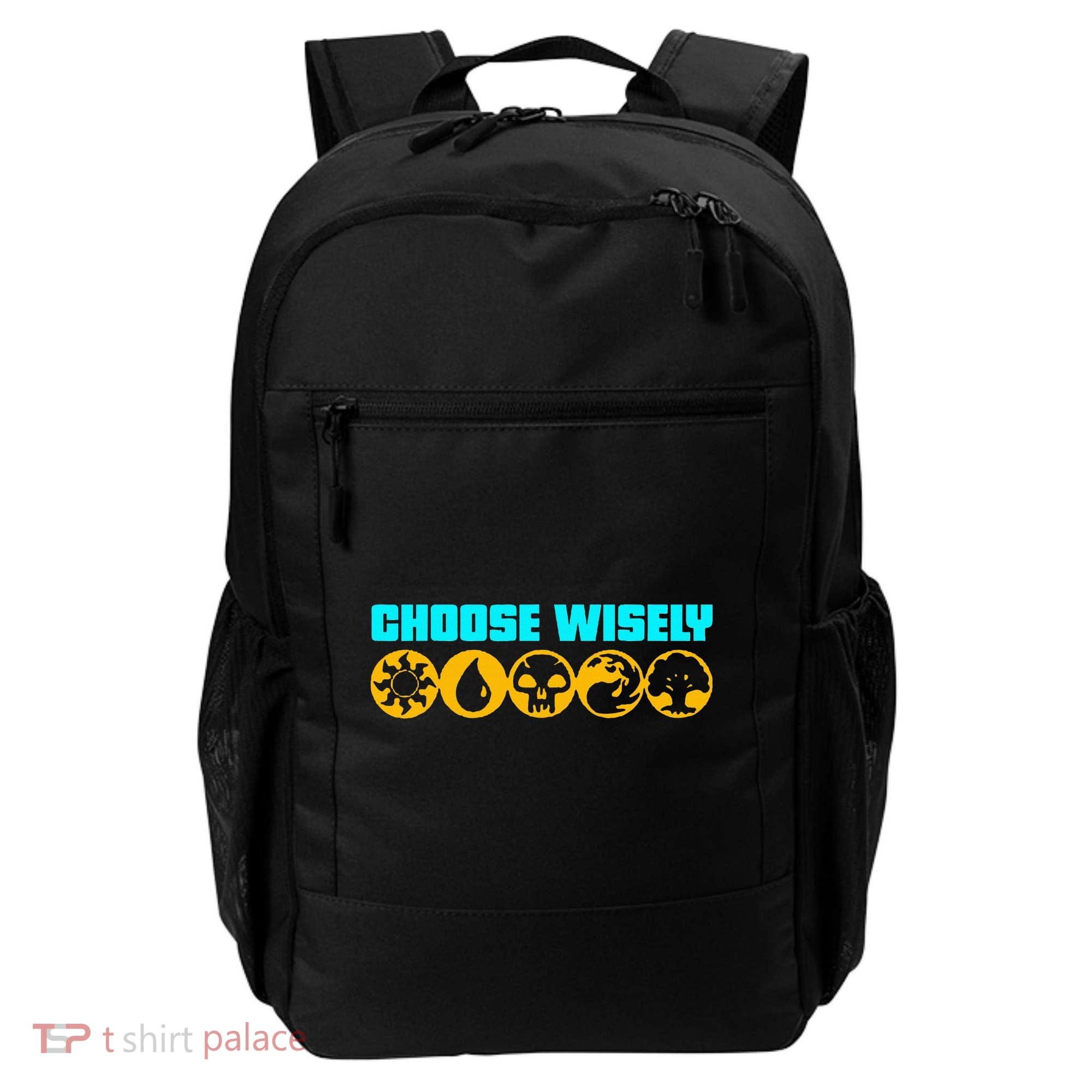 Choose Wisely Gamer Mana Symbols Gathering Magic Backpack