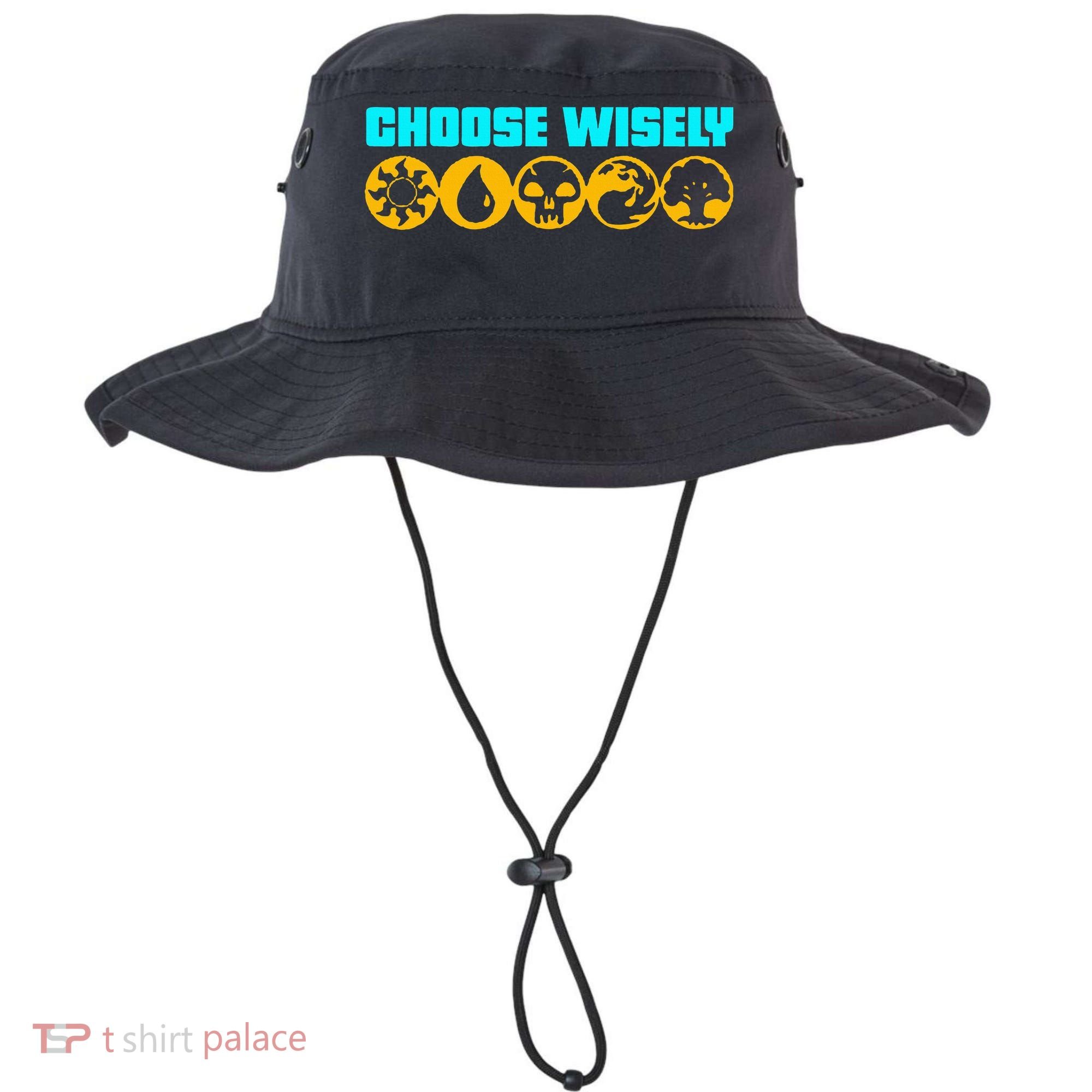 Choose Wisely Gamer Mana Symbols Gathering Magic Bucket Hat