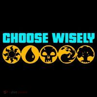 Choose Wisely Gamer Mana Symbols Gathering Magic 16oz Travel Tumbler thumb 2