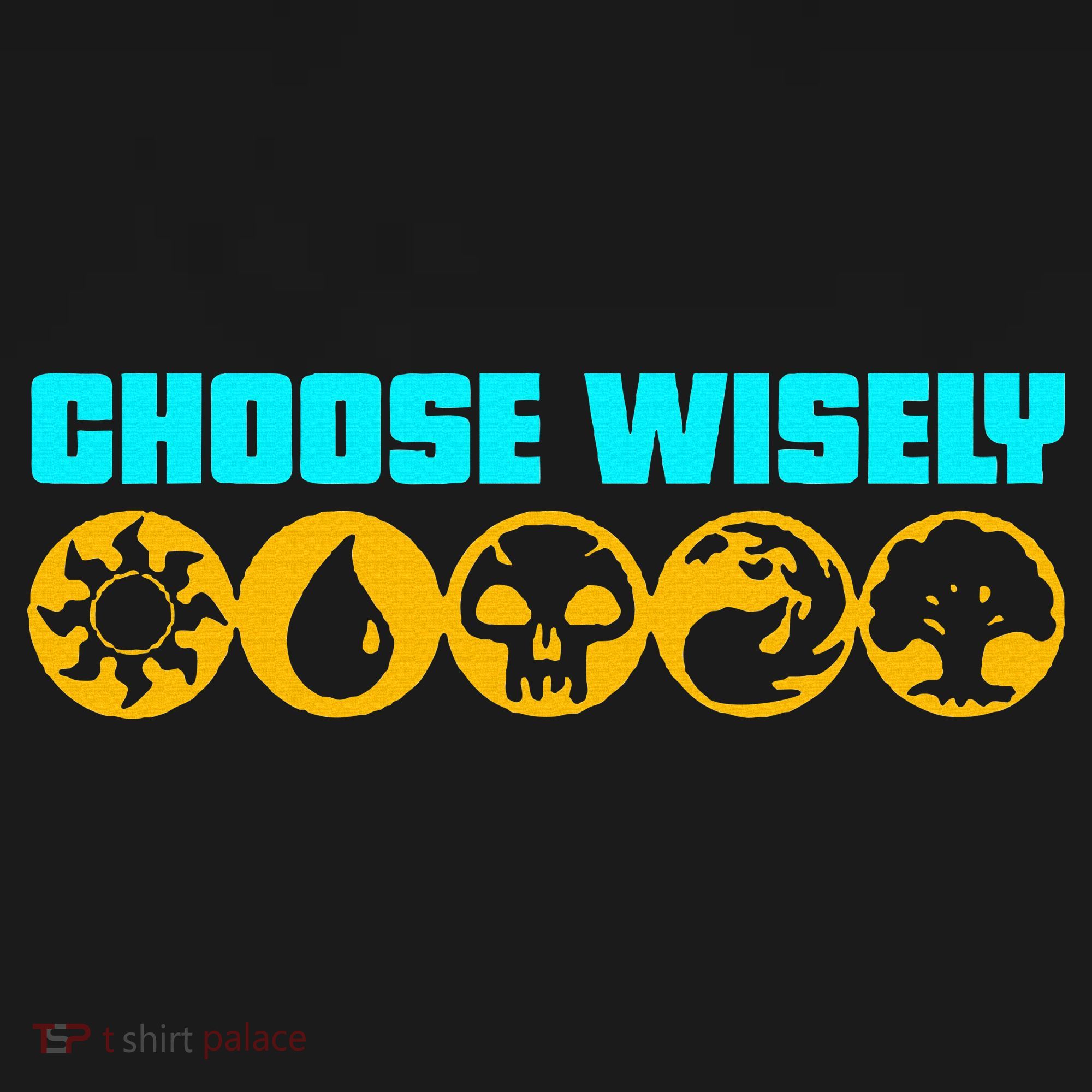 Choose Wisely Gamer Mana Symbols Gathering Magic Mousepad