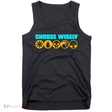 Choose Wisely Gamer Mana Symbols Gathering Magic Tank Top
