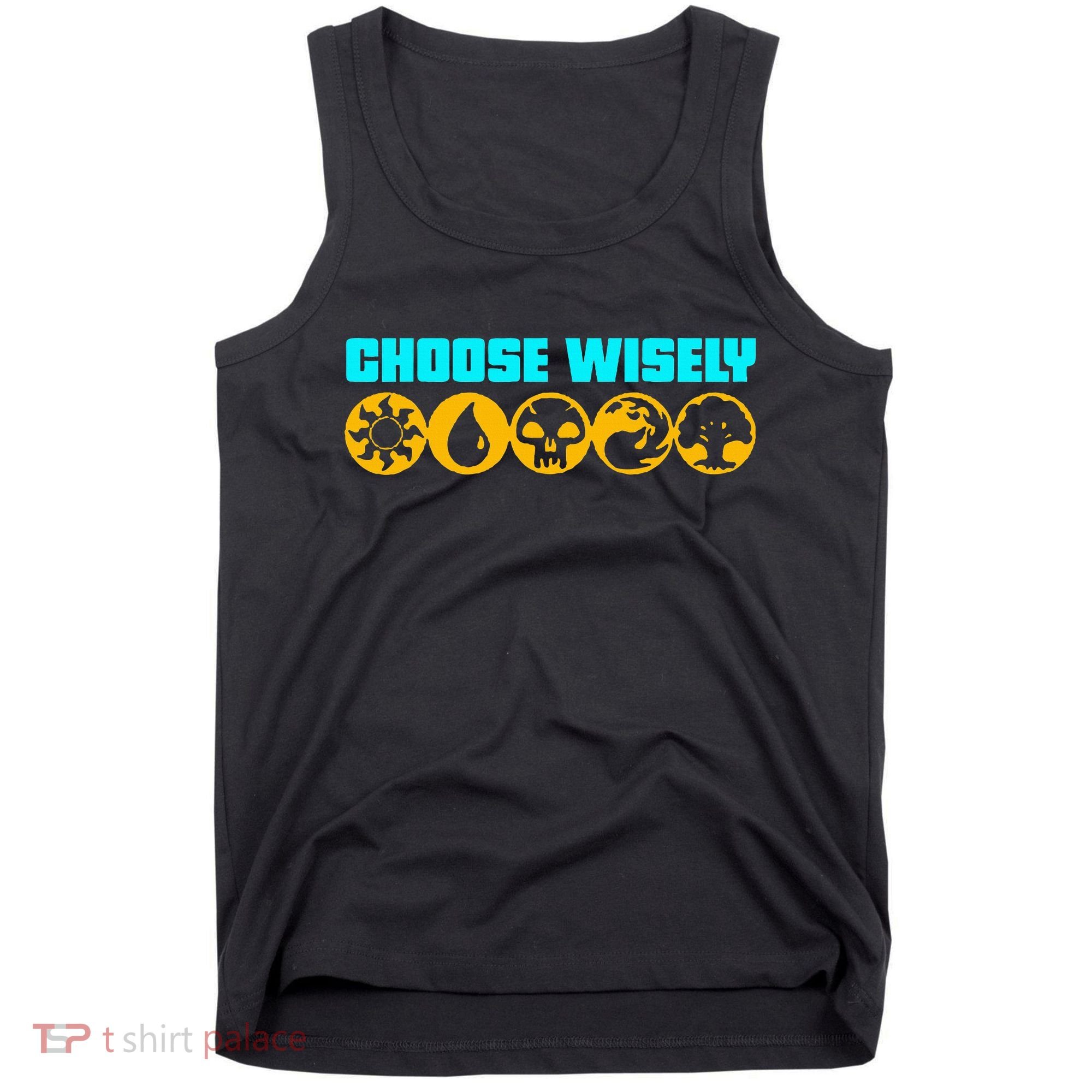 Choose Wisely Gamer Mana Symbols Gathering Magic Tank Top
