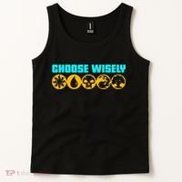 Choose Wisely Gamer Mana Symbols Gathering Magic Tank Top thumb 2