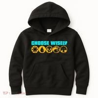 Choose Wisely Gamer Mana Symbols Gathering Magic Kids Hoodie thumb 0
