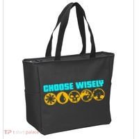Choose Wisely Gamer Mana Symbols Gathering Magic Tote Bag thumb 2