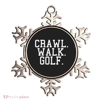 Crawl Walk Golf Funny Sports Golfing Golfer Ornament