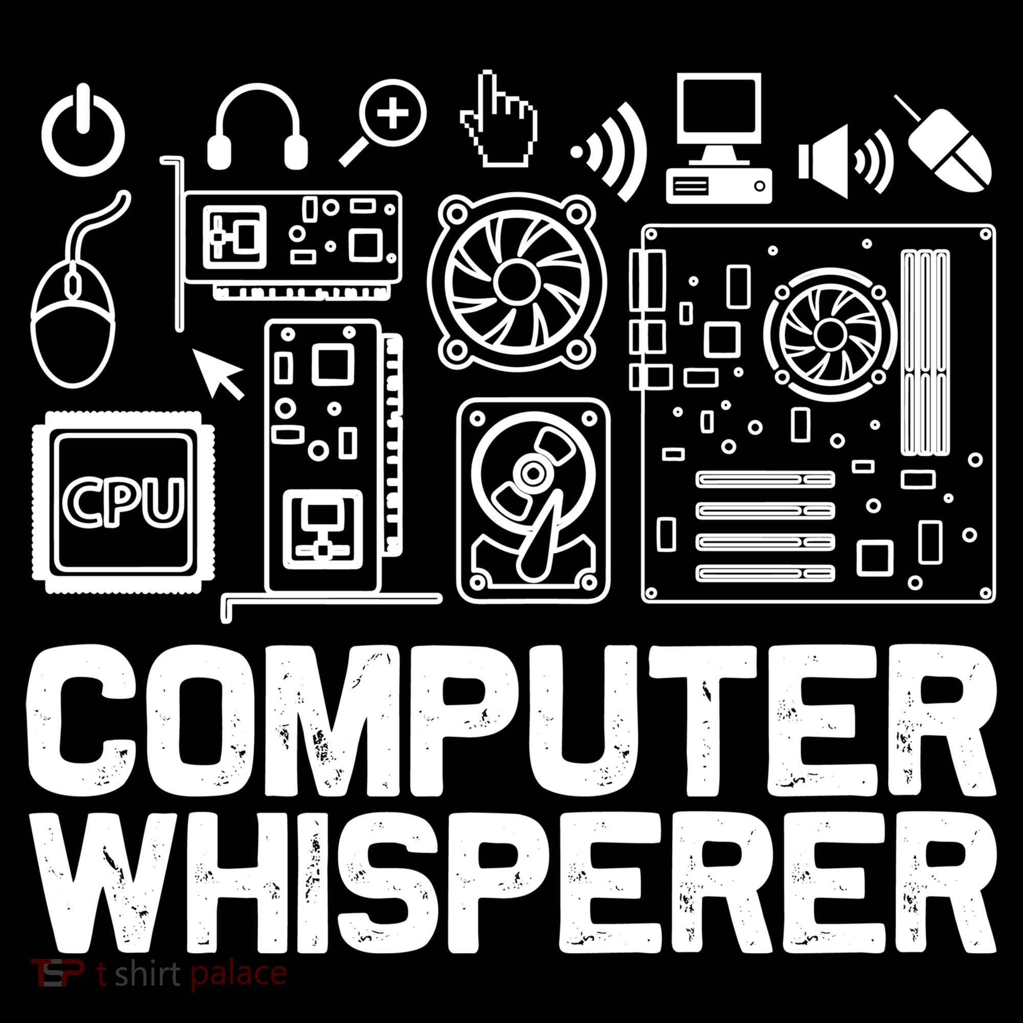 Computer Whisperer Gift It Nerds Geek Great Gift Doggie Tank