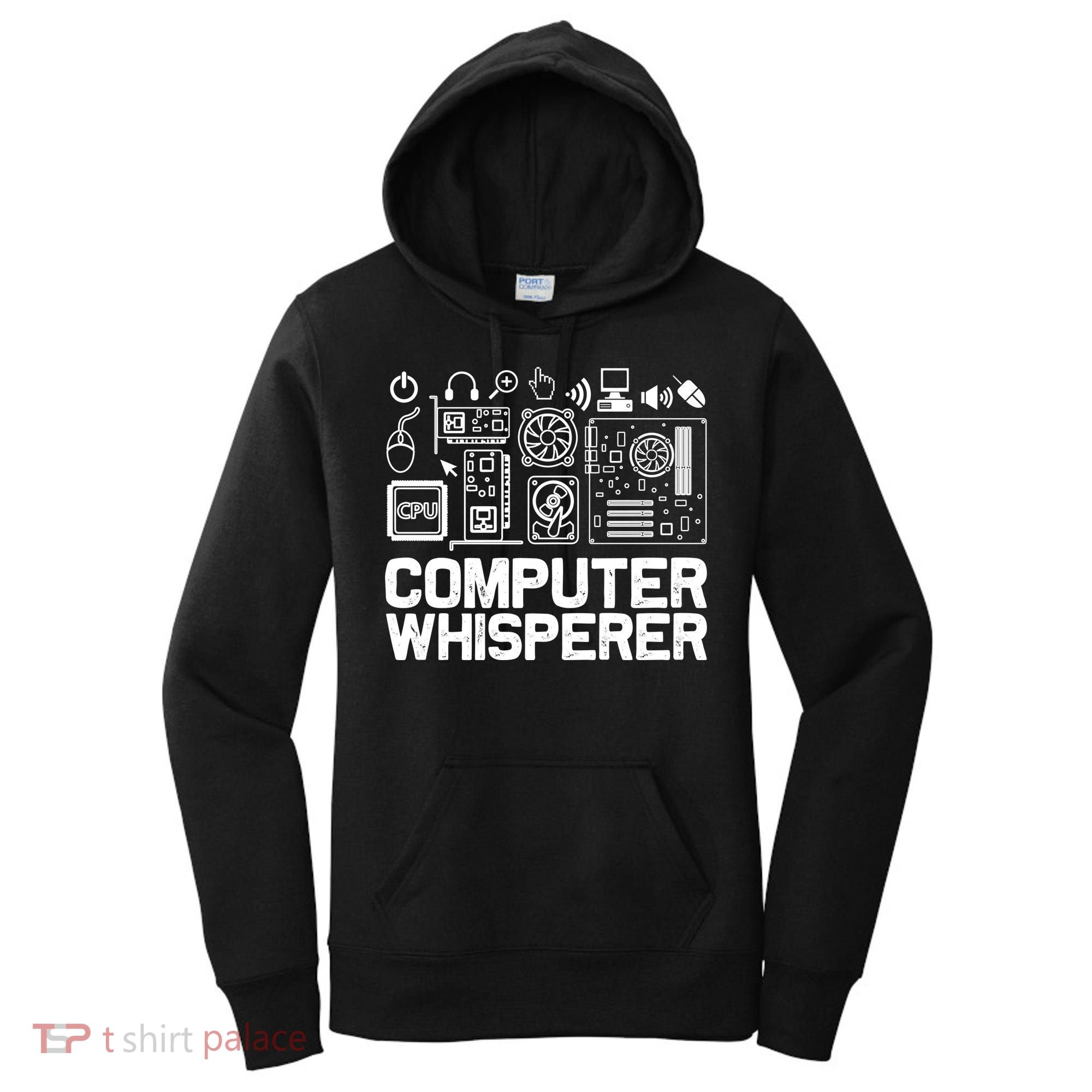 Computer Whisperer Gift It Nerds Geek Great Gift Women's Hoodie