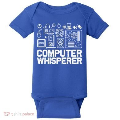 Computer Whisperer Gift It Nerds Geek Great Gift Baby Bodysuit