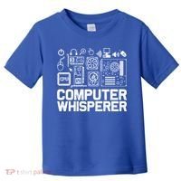 Computer Whisperer Gift It Nerds Geek Great Gift Toddler T-Shirt thumb 0
