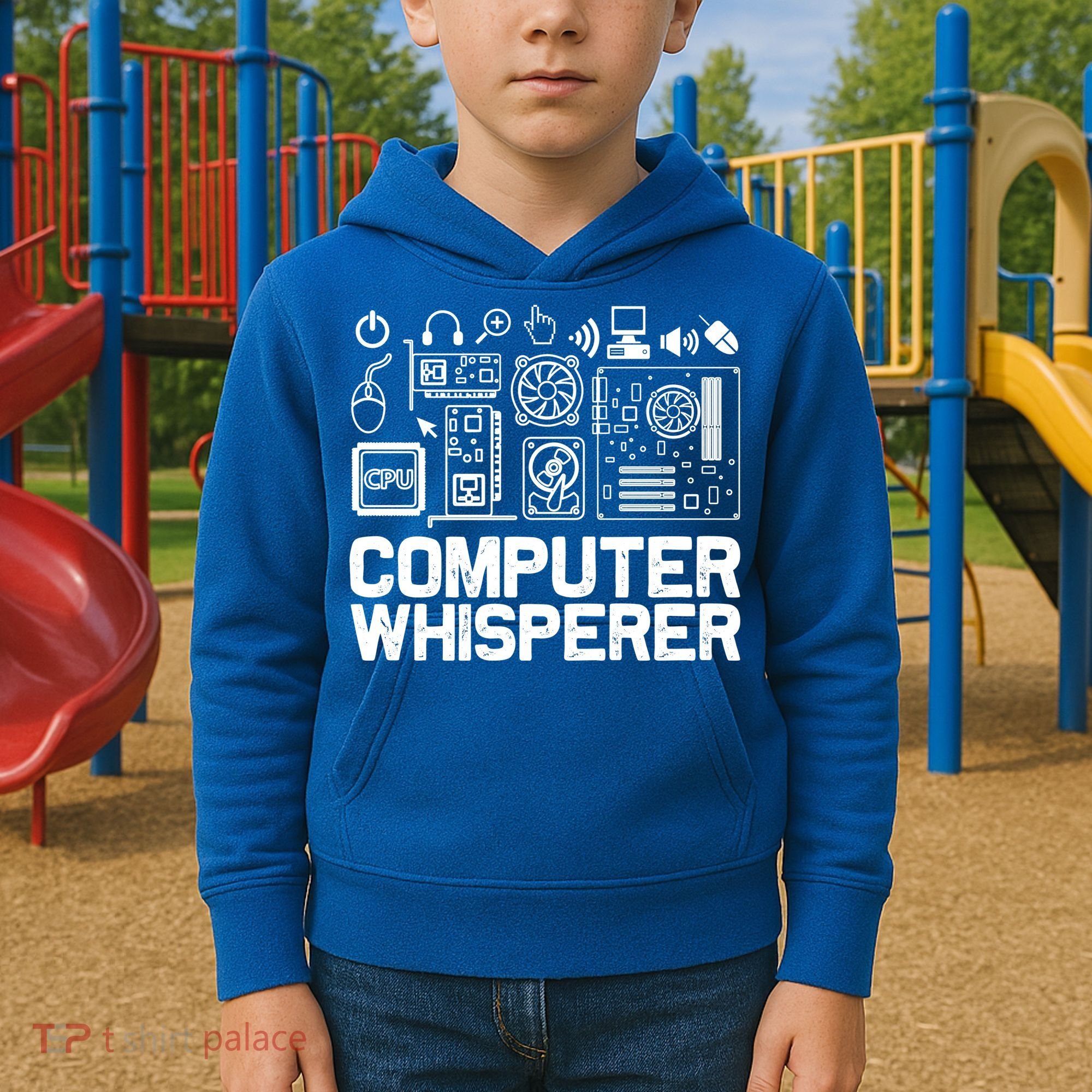 Computer Whisperer Gift It Nerds Geek Great Gift Kids Hoodie
