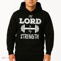 Christian Workout Gym Lord Is My Strength Hoodie thumb 2
