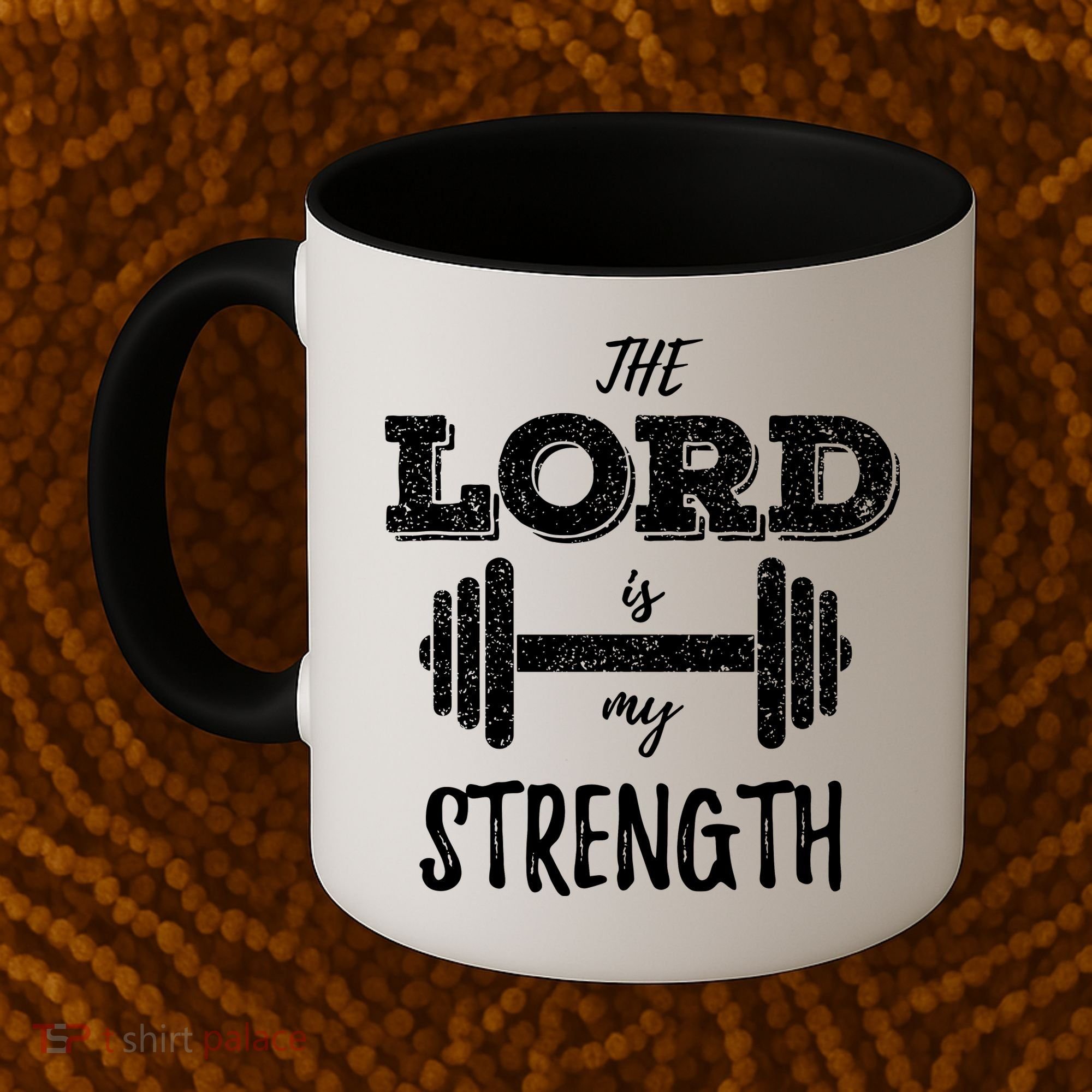 Christian Workout Gym Lord Is My Strength Coffee Mug