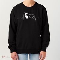 Chihuahua with Heartbeat - Chihuahua Women's Sweatshirt thumb 0