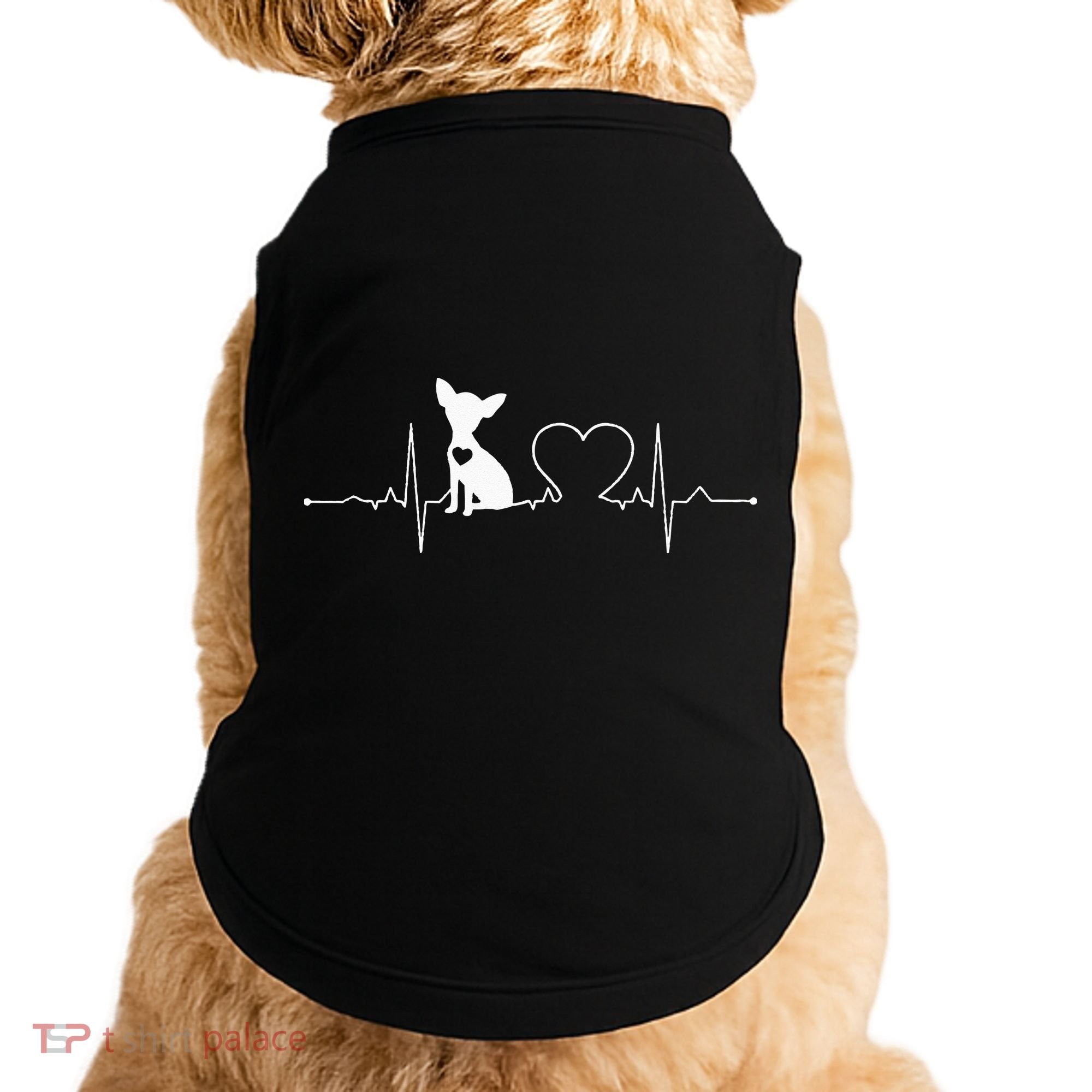 Chihuahua with Heartbeat - Chihuahua Doggie Tank